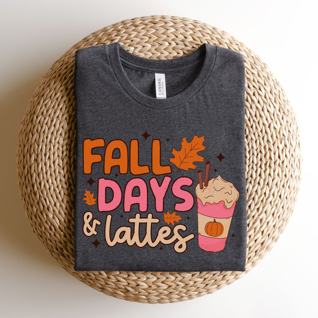 "Fall Days & Lattes" Teacher T-shirt