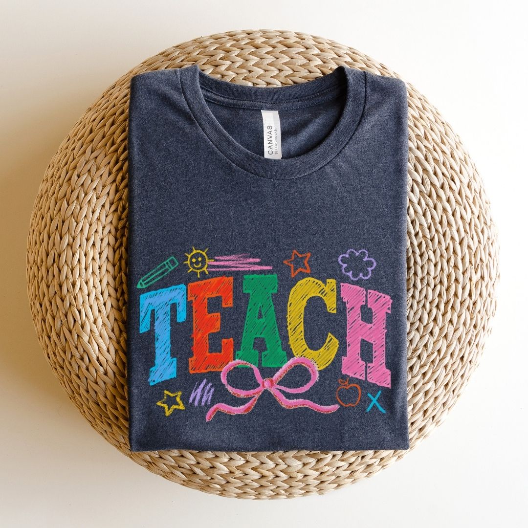 "Crayon Teach" Teacher T-shirt