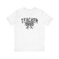 "Retro Checkered Teacher" Teacher T-shirt