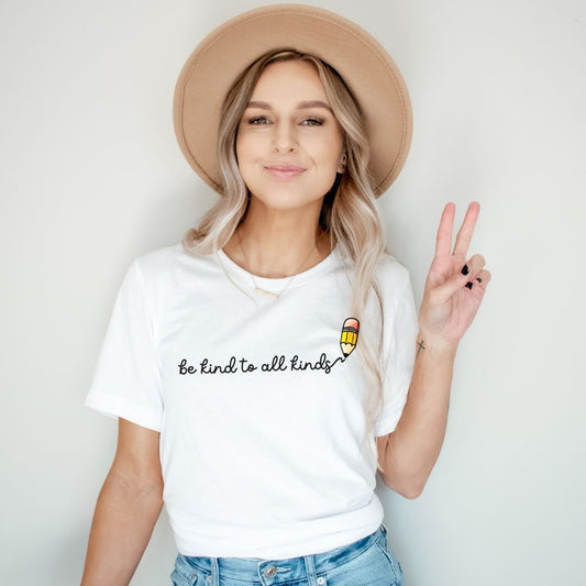 "Be Kind to All Kinds" Teacher T-shirt