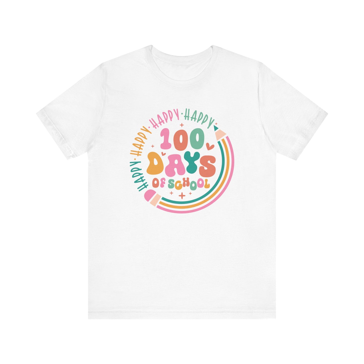 "100 Days of School" Cute Teacher T-shirt