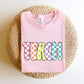 "Checkered Colorful Teach" Teacher T-shirt