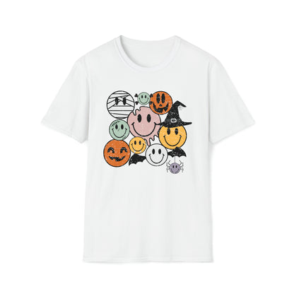 "Halloween Smileys" Teacher T-shirt