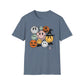 "Halloween Smileys" Teacher T-shirt