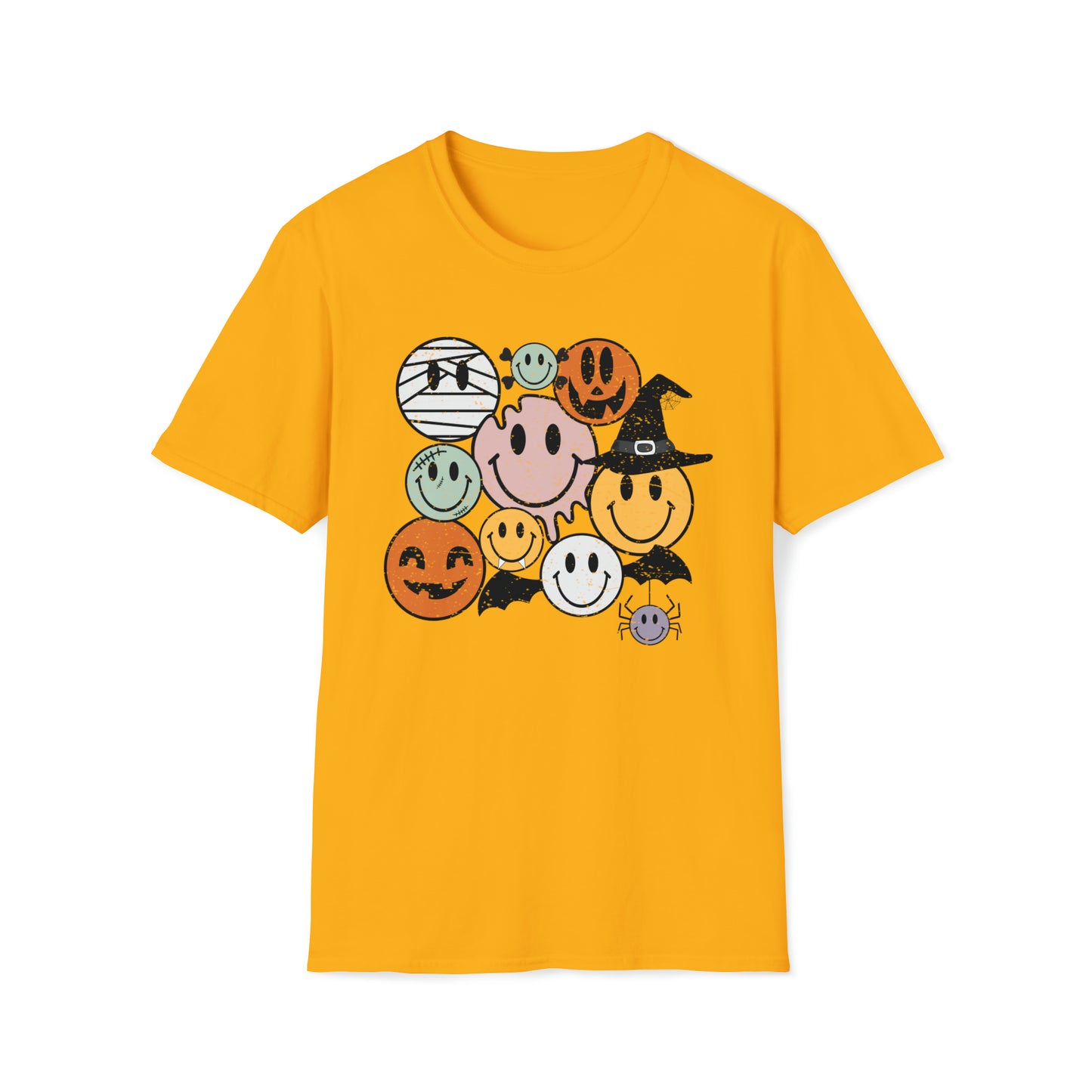 "Halloween Smileys" Teacher T-shirt