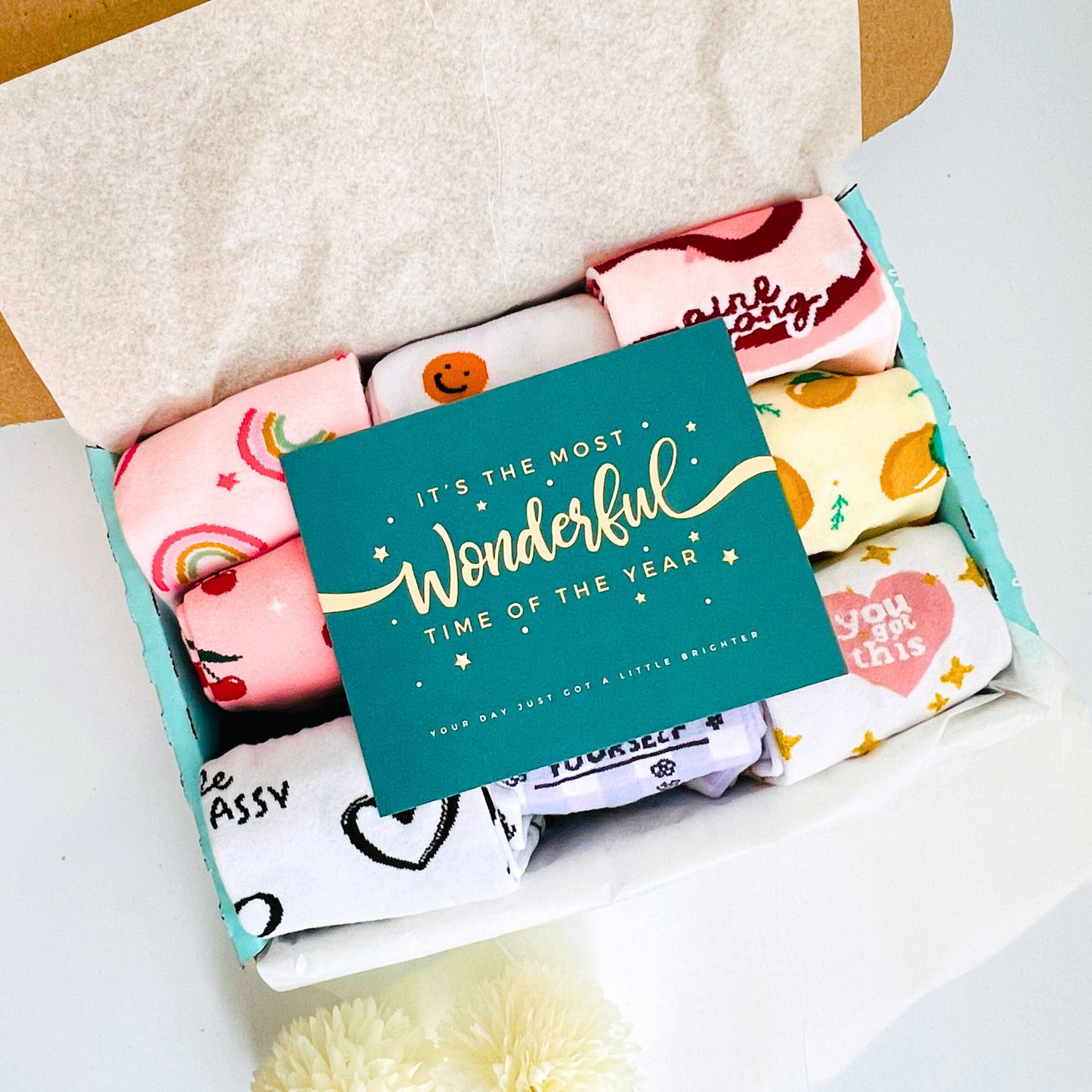 Teacher Sock Gift Box