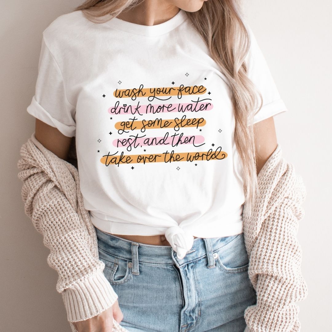 "Take Over the World" Inspirational Teacher T-shirt