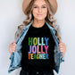 "Holly Jolly Teacher" Tori Artis Teacher T-shirt