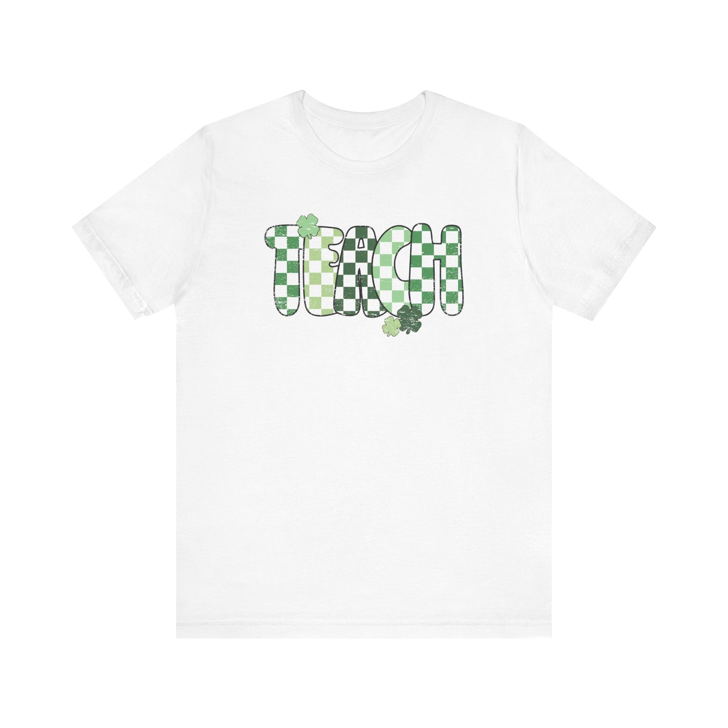 "Shamrock Teach" Vintage Teacher T-shirt