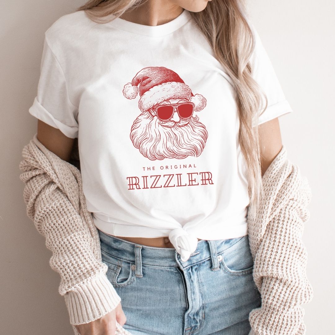 "The Original Rizzler" Santa Teacher T-shirt