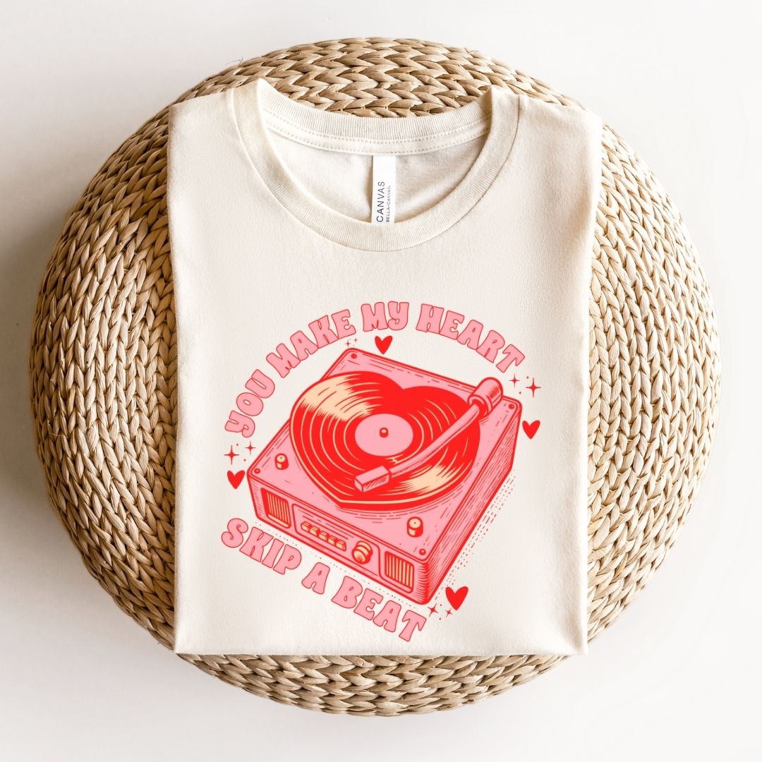 "You Make My Heart Skip a Beat" Teacher T-shirt