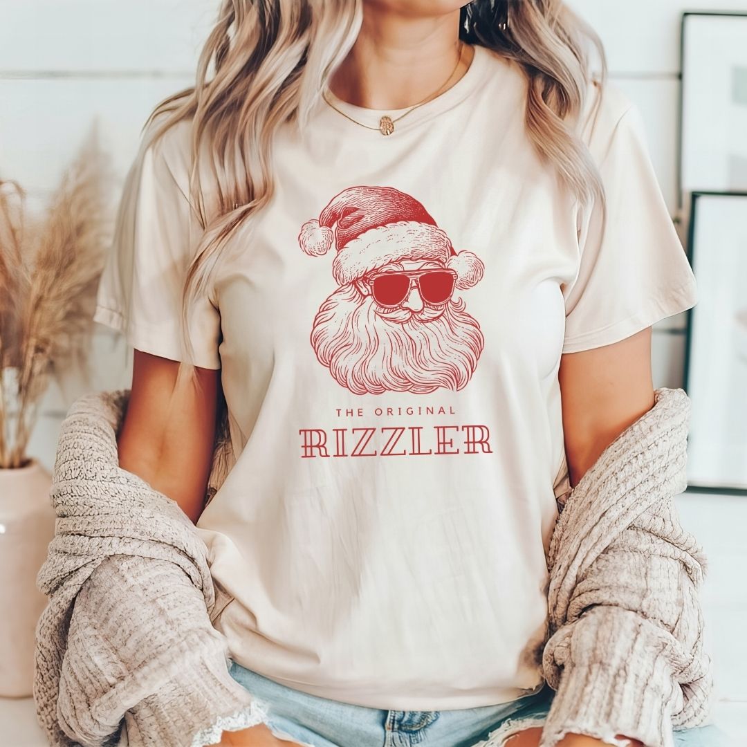 "The Original Rizzler" Santa Teacher T-shirt