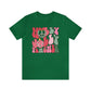 "Holly Jolly Teacher" Disco Ball Teacher T-shirt