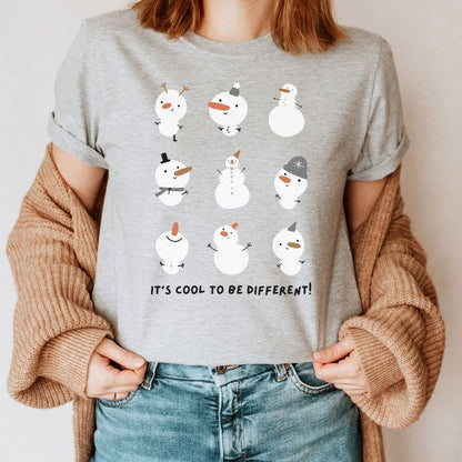 "It's Cool to be Different" Winter Teacher T-shirt