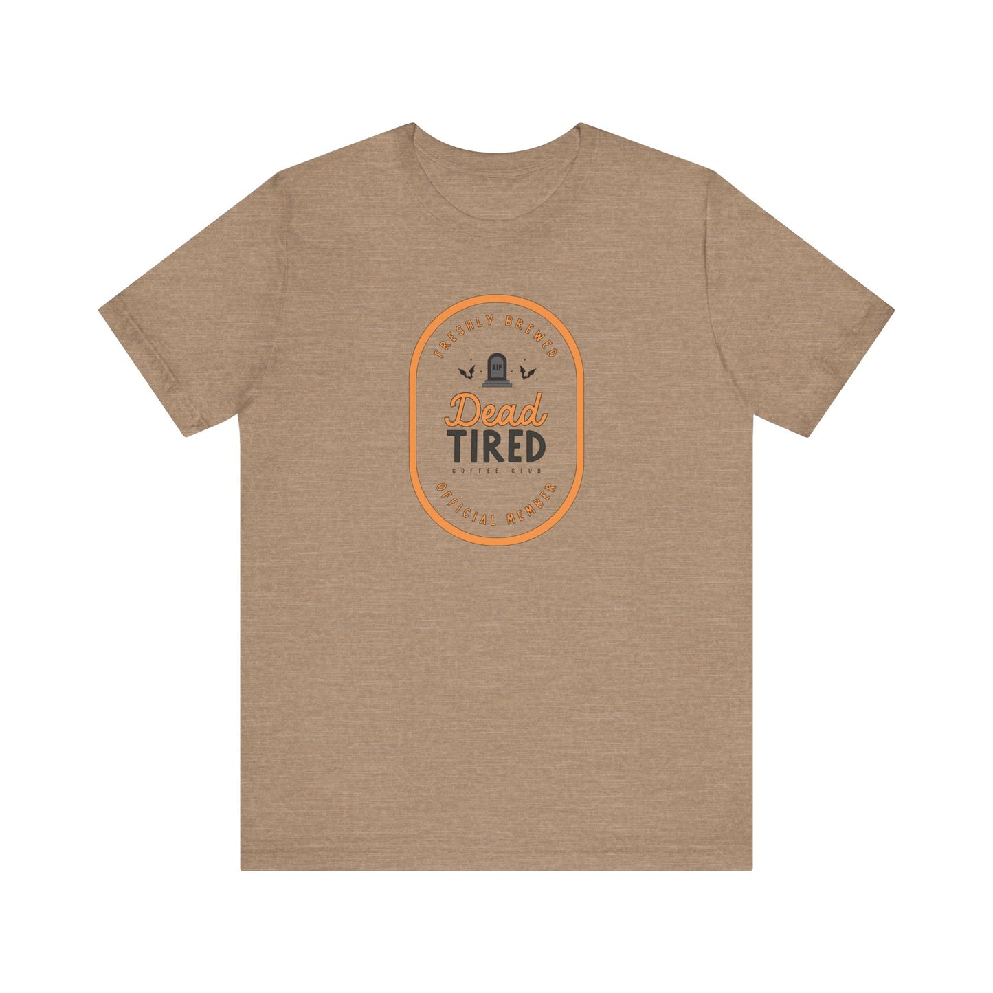 "Dead Tired" Funny Halloween Teacher T-shirt