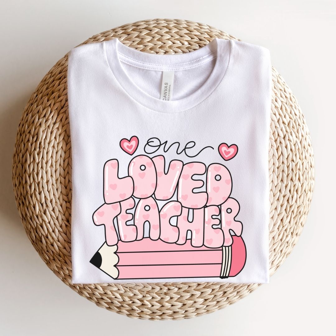 "One Loved Teacher" Teacher T-shirt