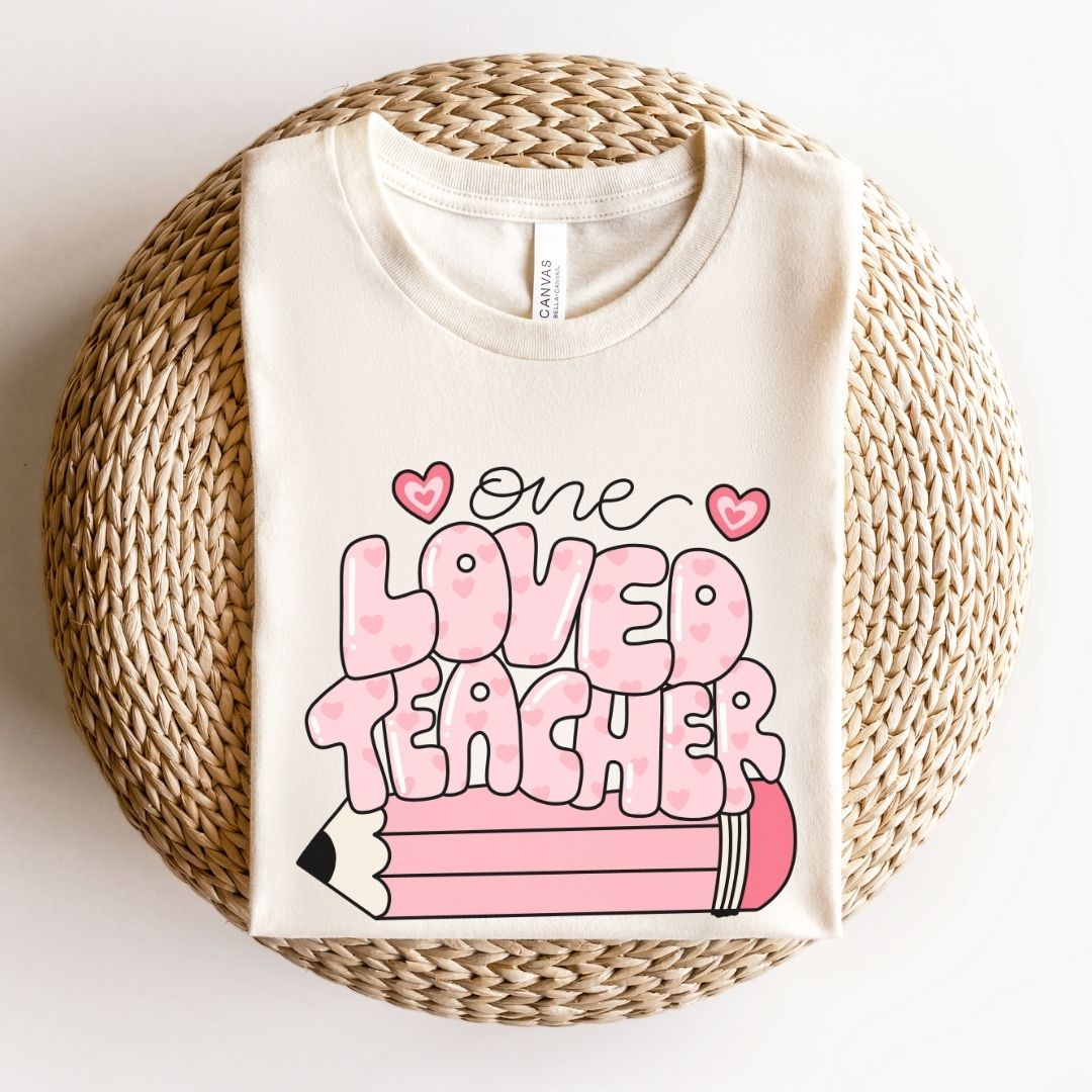 "One Loved Teacher" Teacher T-shirt