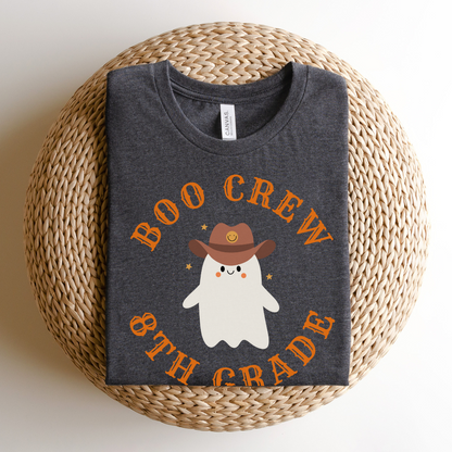 "Boo Crew 8th Grade" Eighth Teacher T-shirt