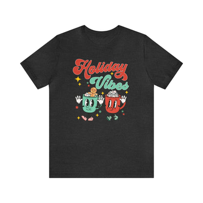 "Holiday Vibes" Coffee Teacher T-shirt