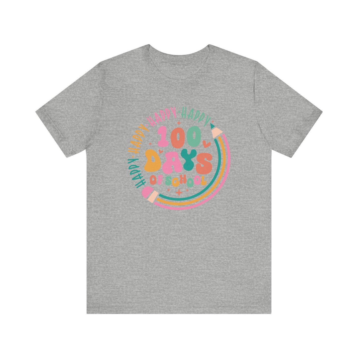 "100 Days of School" Cute Teacher T-shirt