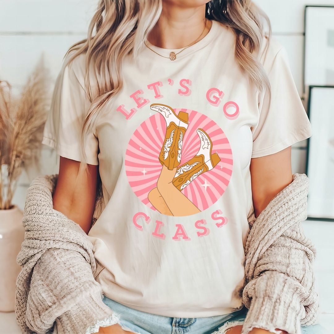 "Let's Go Class" Western Teacher T-shirt