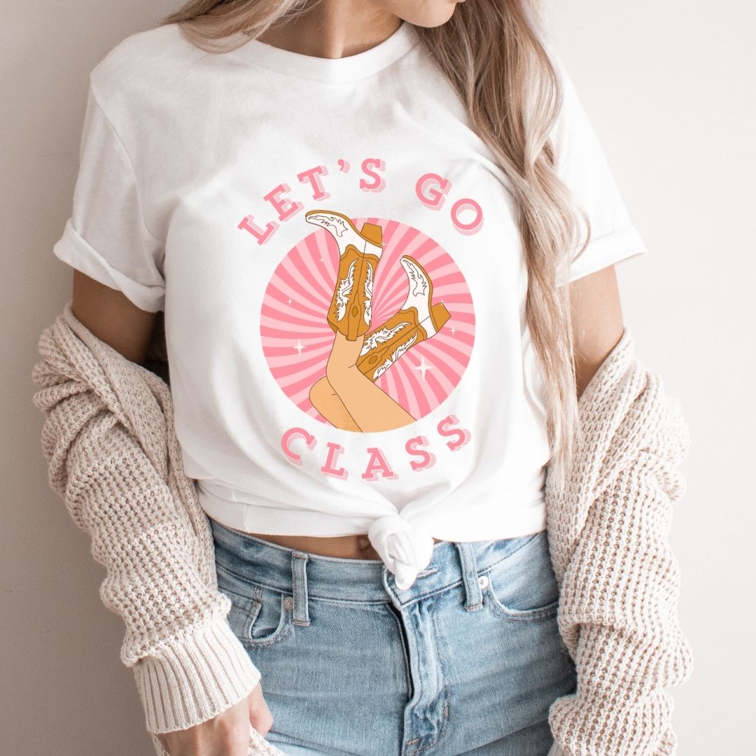 "Let's Go Class" Western Teacher T-shirt