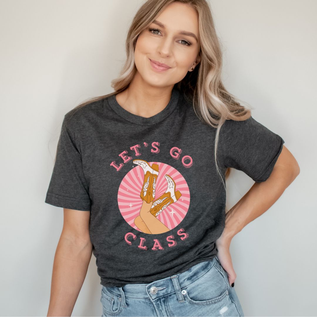 "Let's Go Class" Western Teacher T-shirt